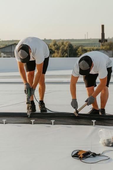 commercial roofing work